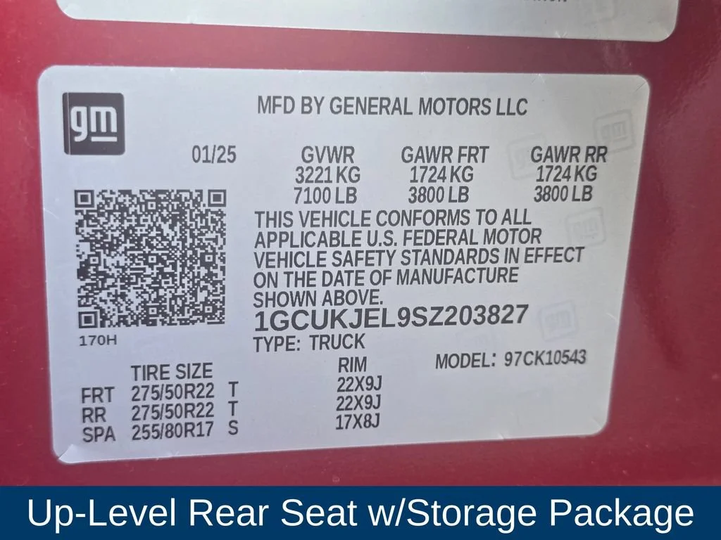 Used 2025 Radiant Red Tintcoat Chevrolet High Country image 10