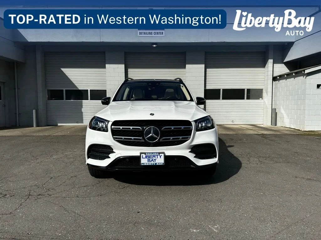 Used 2022 White Mercedes-Benz GLS 450 image 5