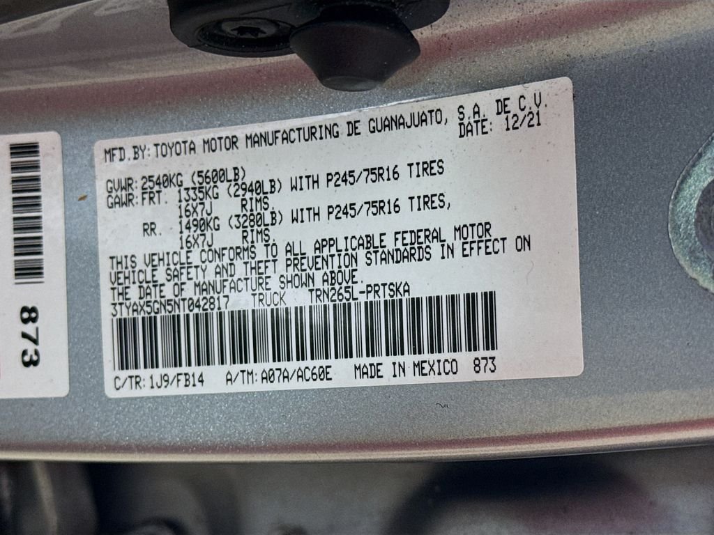 Used 2022 Celestial Silver Metallic Toyota SR image 28