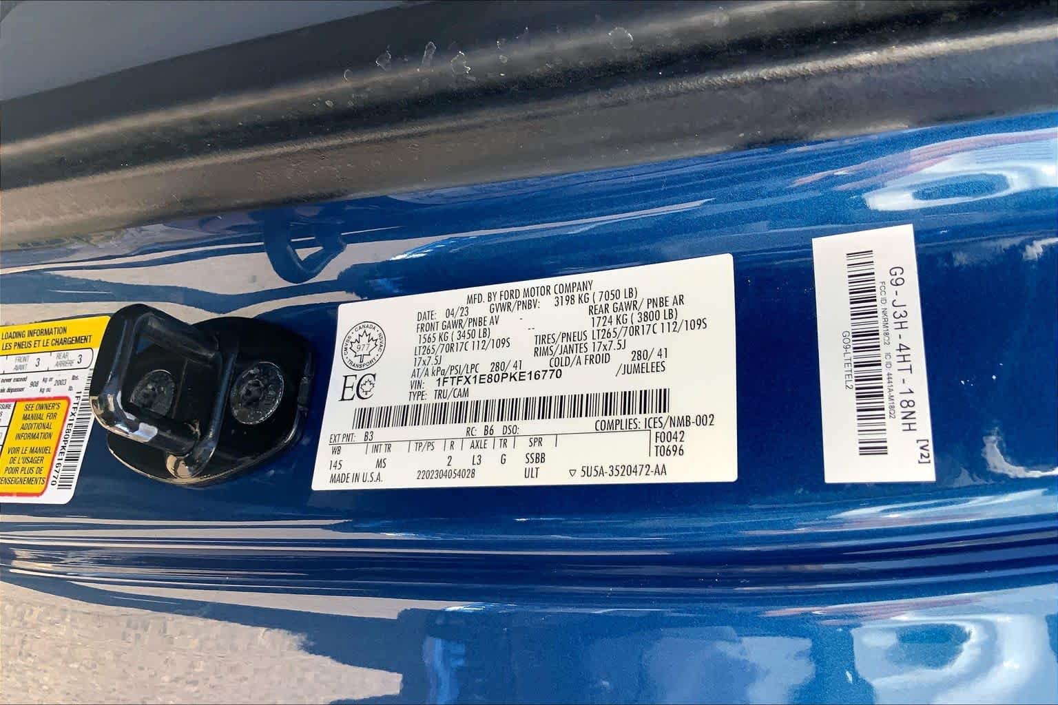 Used 2023 Blue Ford XLT image 68
