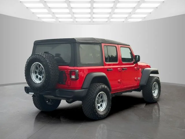 Used 2021 Red Jeep Unlimited Sport S image 7