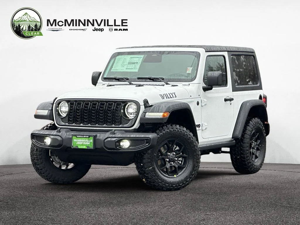 New 2026 Bright White Clearcoat Jeep Willys image 1