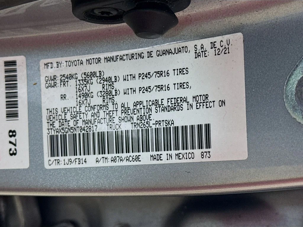 Certified Used 2022 Celestial Silver Metallic Toyota SR image 28
