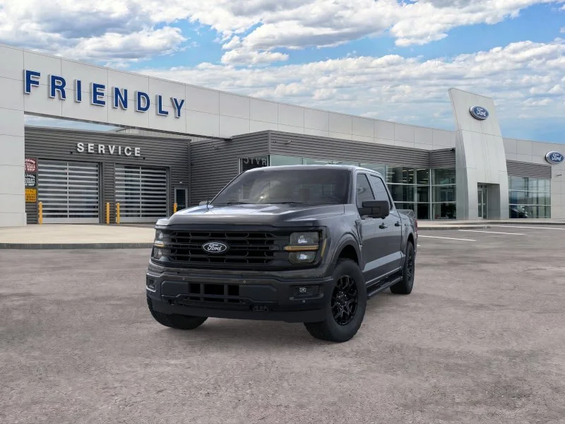 New 2026 Agate Black Metallic Ford XLT image 2