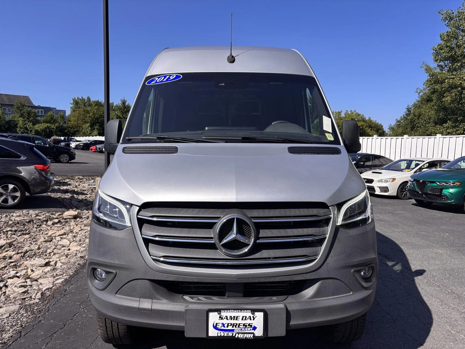 Used 2019 Stone Grey Mercedes-Benz Cargo Van 144” High Roof 6cyl 4x4 image 2