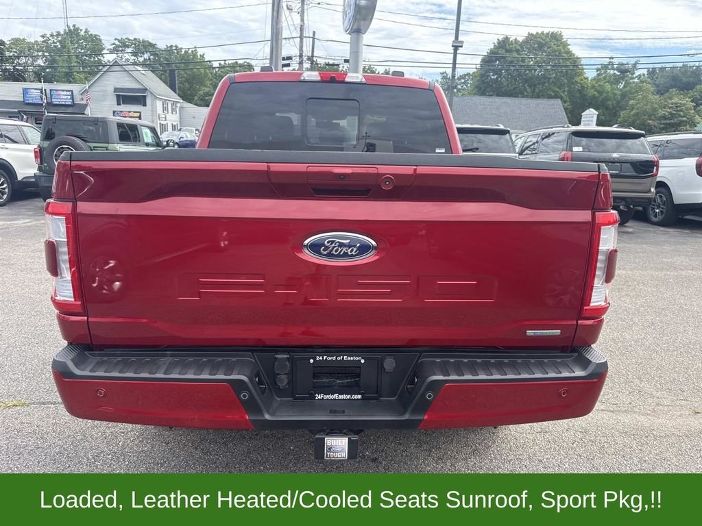 Used 2021 Red Ford Lariat image 4