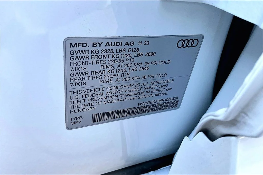 Used 2024 White Audi Premium image 19