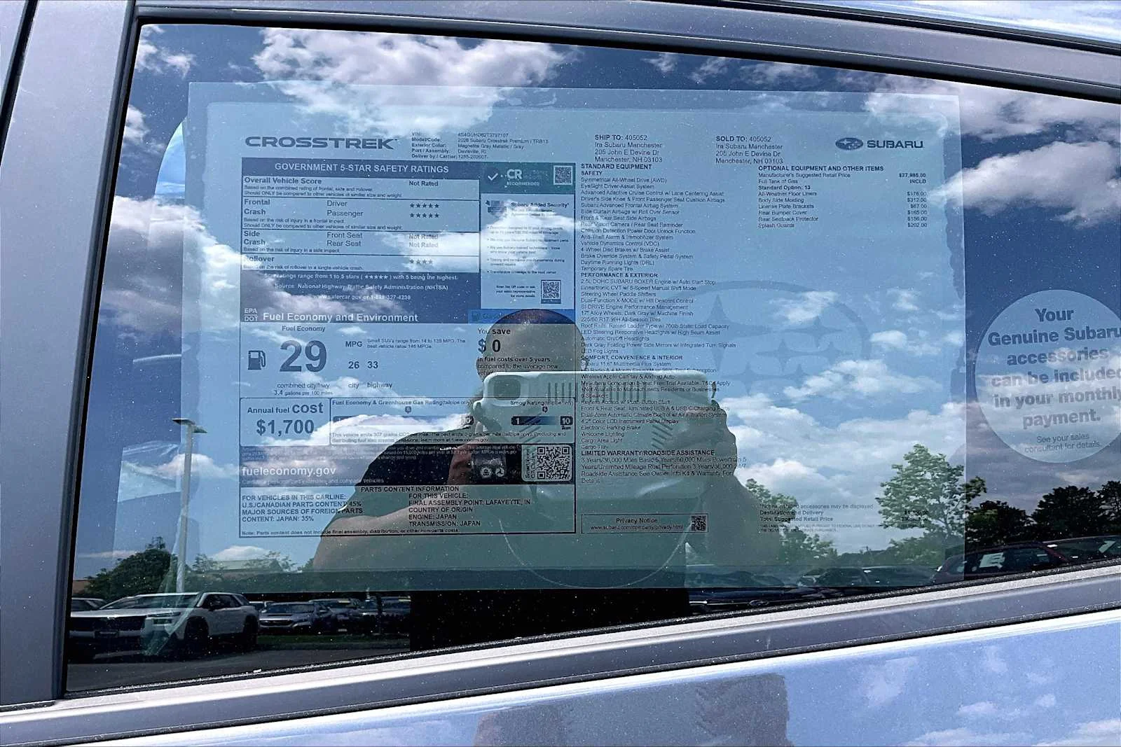 New 2026 Magnetite Gray Metallic Subaru Premium image 18