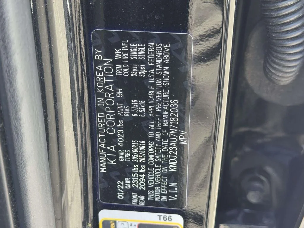 Used 2022 Black Kia LX image 30
