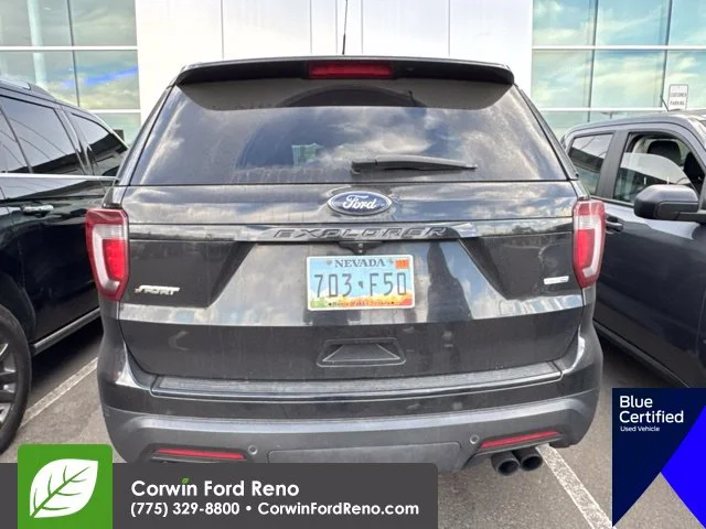 Used 2018 Shadow Black Ford Sport image 6