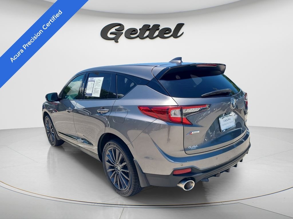 Certified Used 2022 Liquid Carbon Metallic Acura SH-AWD A-SPEC ADV image 8