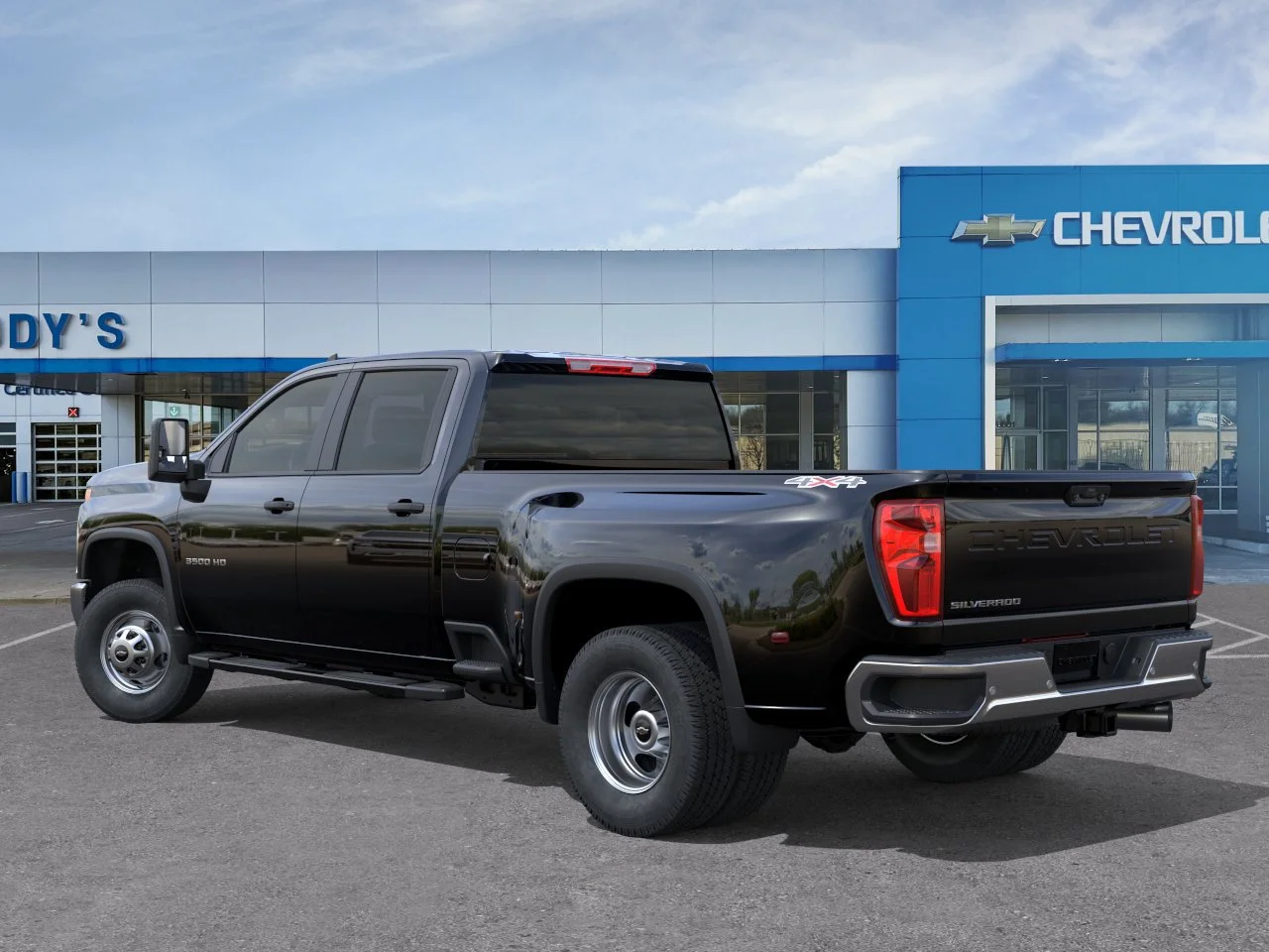 New 2026 Black Chevrolet Work Truck image 3
