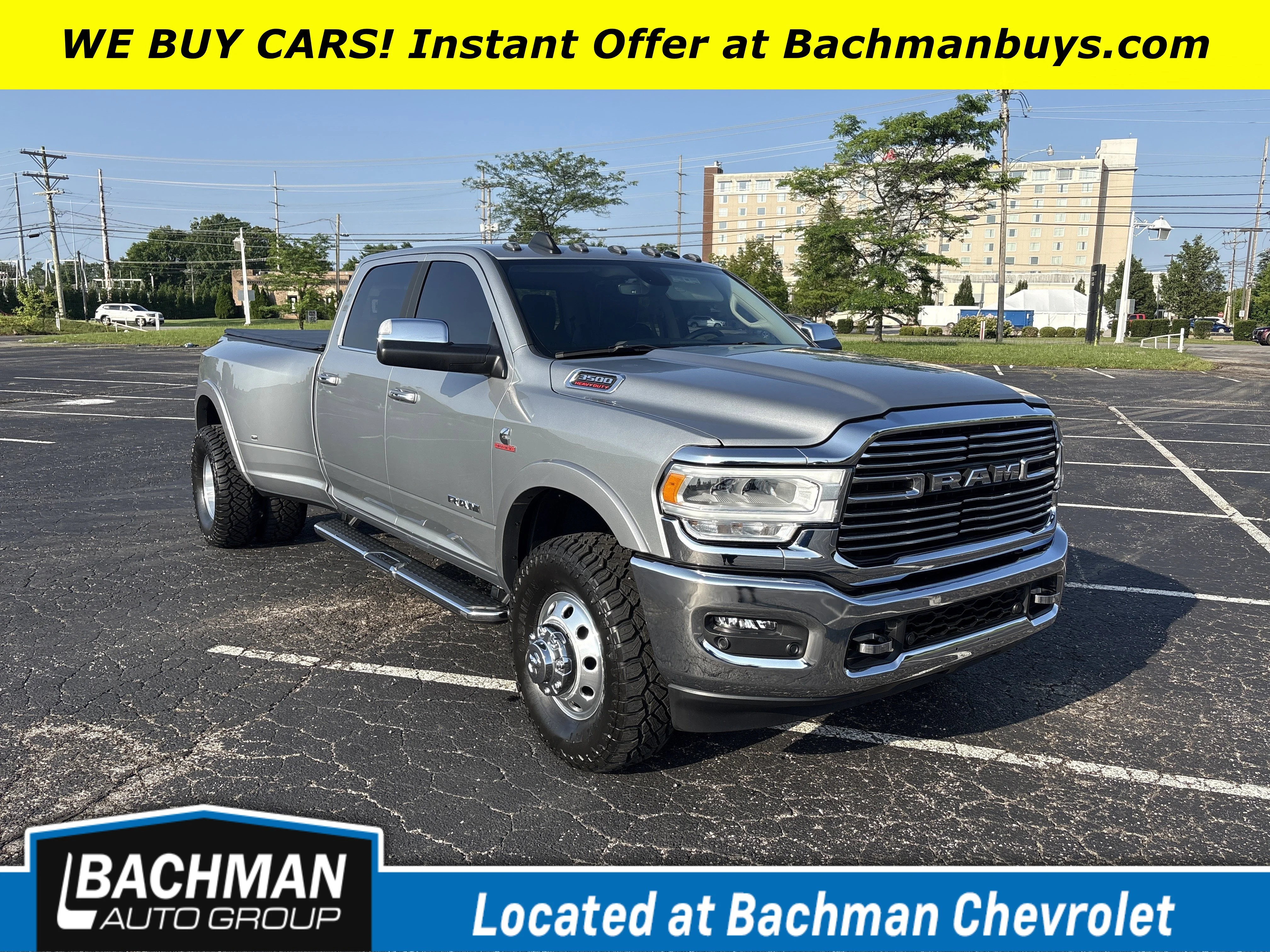Used 2022 Billet Silver Metallic Clearcoat Ram Laramie image 1
