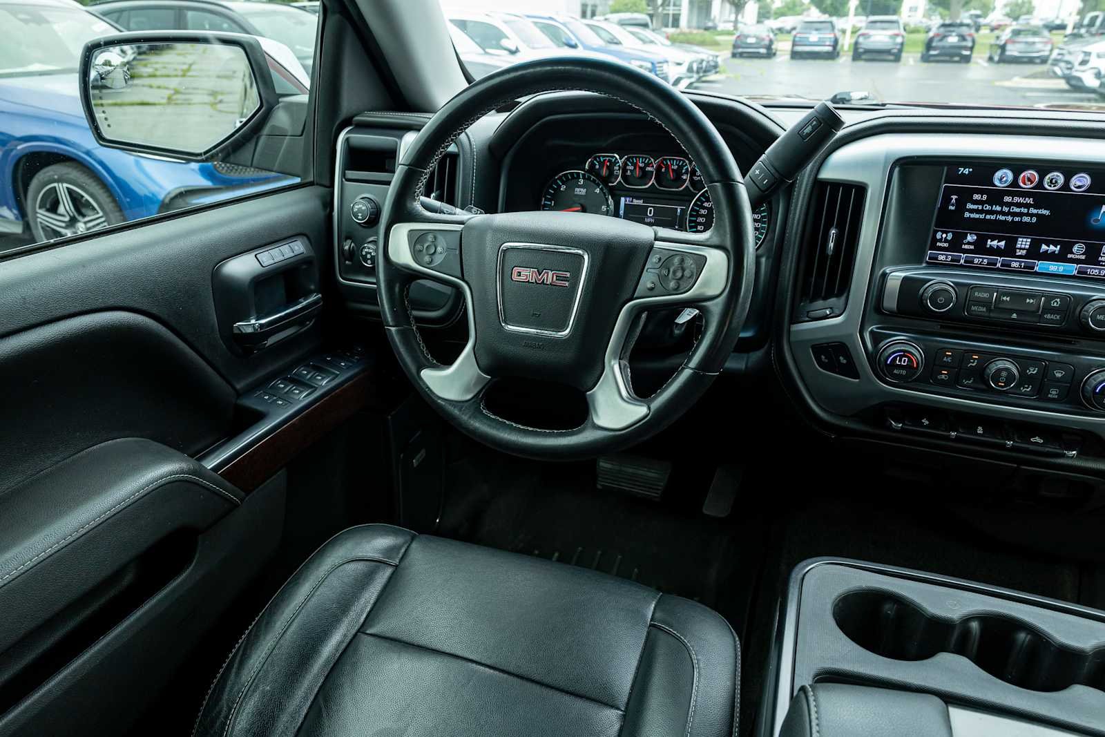 Used 2017 Crimson Red Tintcoat GMC SLT image 10