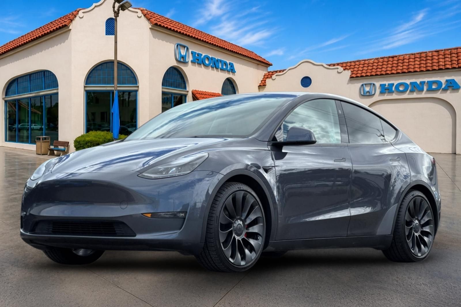 Used 2023 Midnight Silver Metallic Tesla Performance image 8
