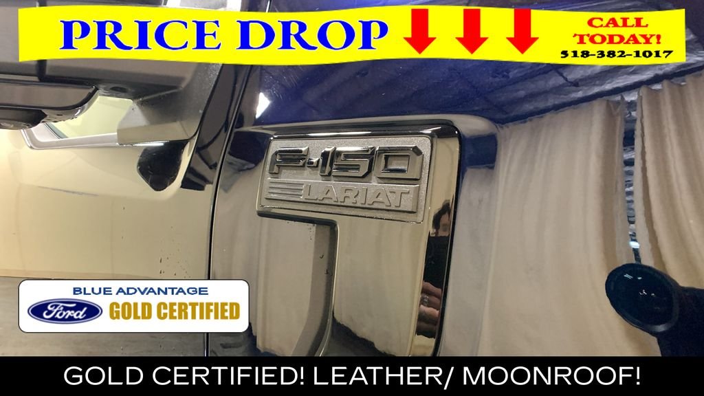 Certified Used 2025 Blue Metallic Ford Lariat image 10
