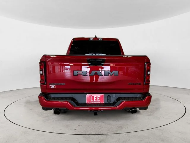 New 2026 Molten Red Pearlcoat Ram LARAMIE CREW CAB 4X4 5