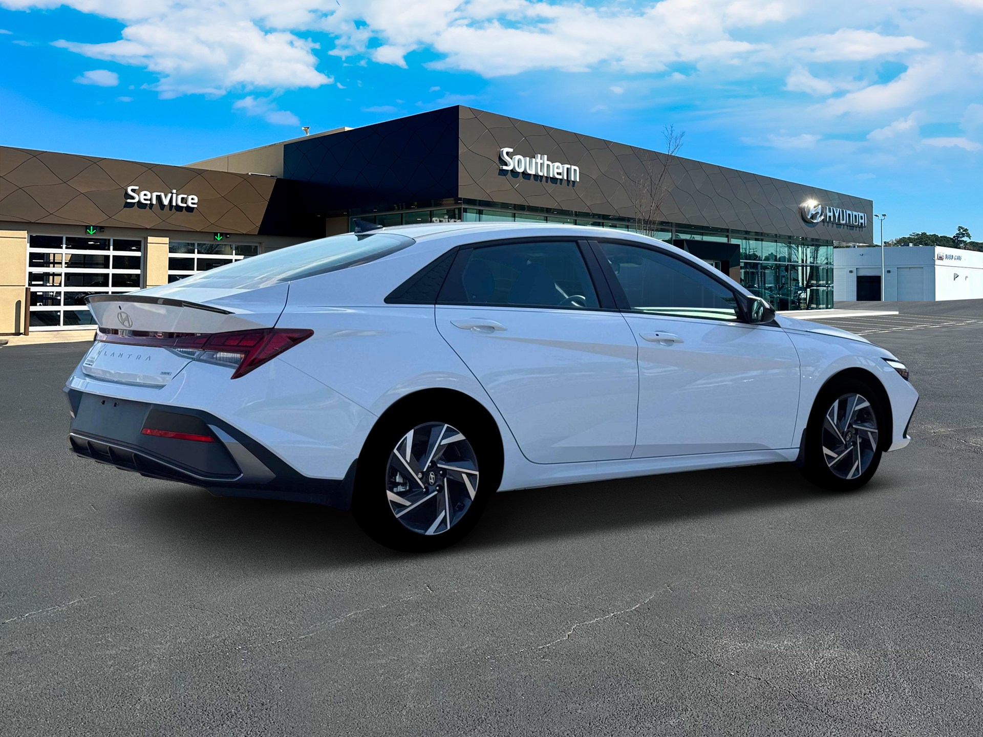 New 2025 White Hyundai SEL Sport image 8
