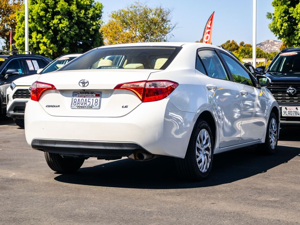 Used 2017 White Toyota LE image 6