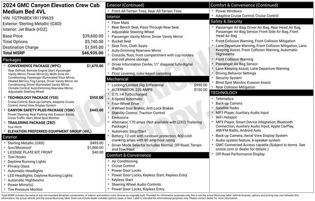 Used 2024 Sterling Metallic GMC Elevation image 12