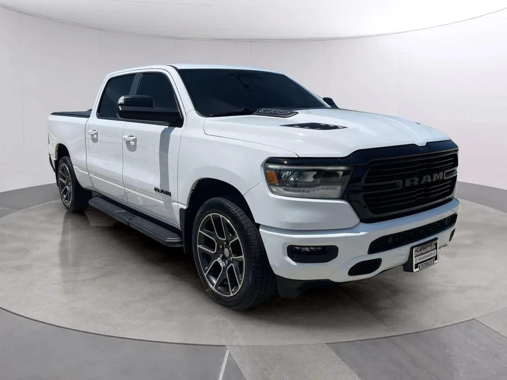 Used 2021 Bright White Clearcoat Ram Sport image 7