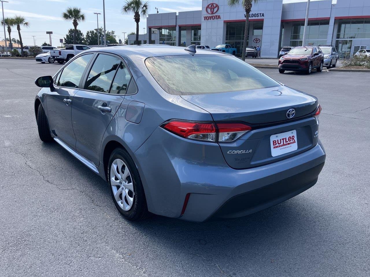 Used 2025 Blue (Celestite) Toyota Hybrid LE image 3