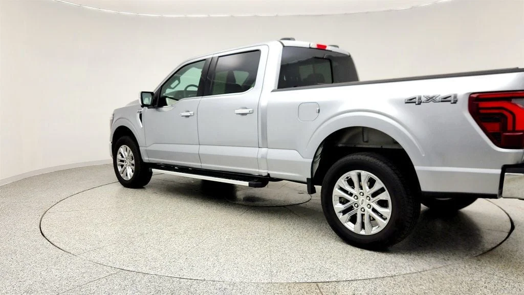 Used 2025 Iconic Silver Metallic Ford LARIAT 4WD SuperCrew 6.5