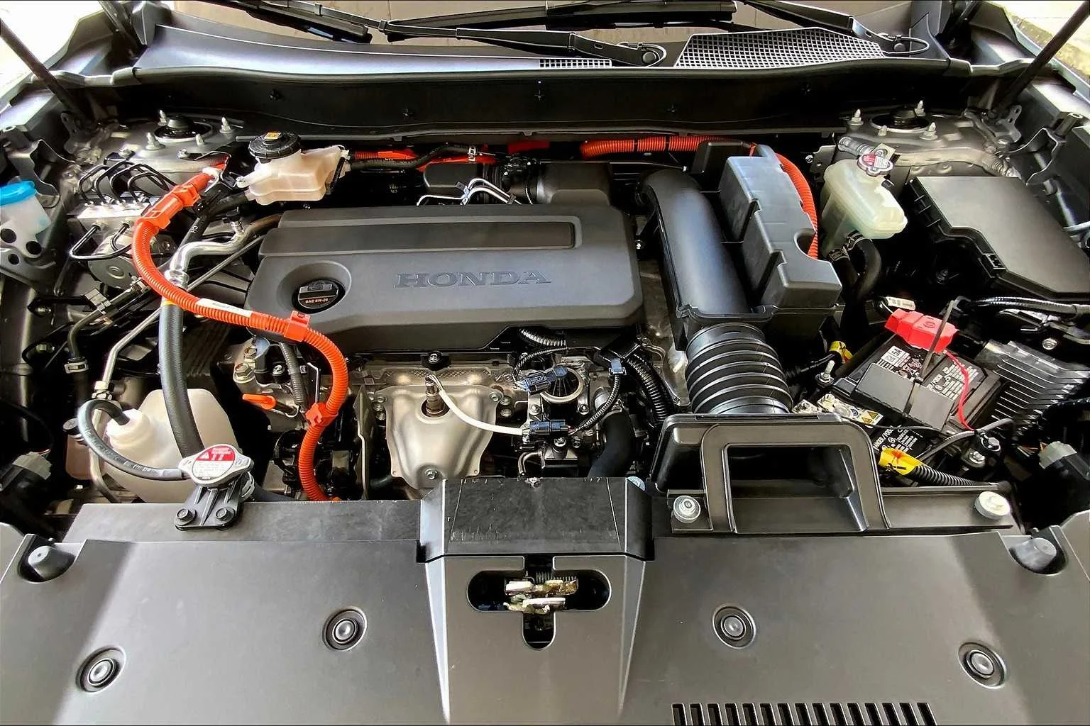 New 2026 Solar Silver Metallic Honda 2WD Sport-L Hybrid image 16