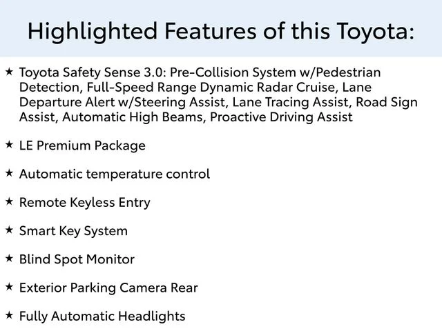 Used 2025  Toyota LE image 2