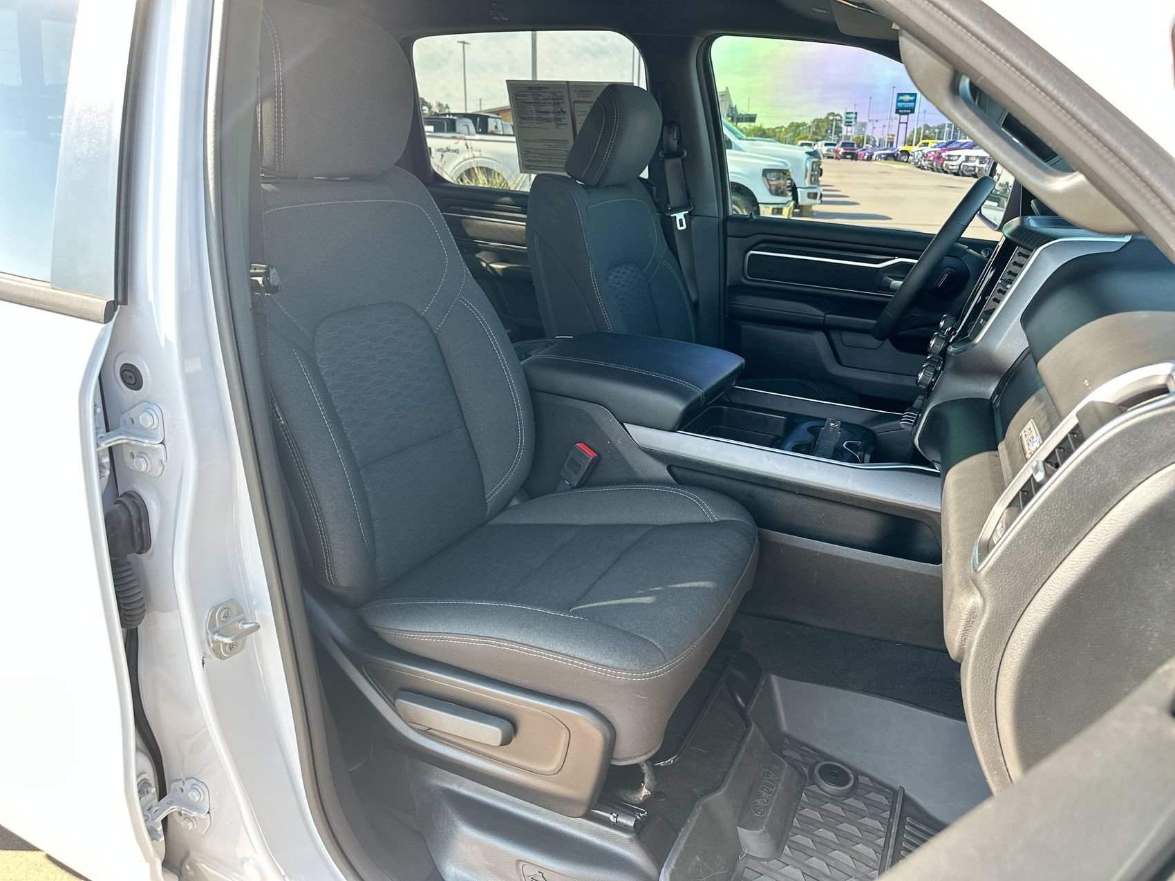 Used 2025 Bright White Clearcoat Ram Lone Star image 23