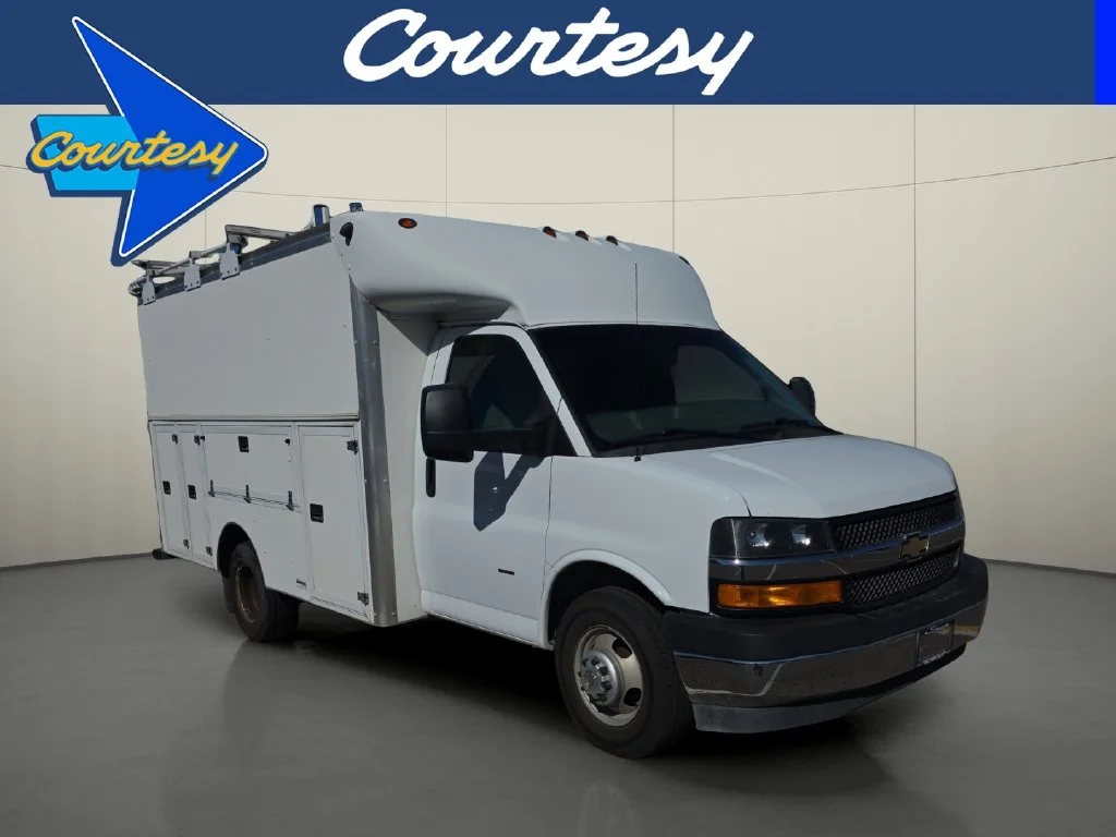 Used 2019 White Chevrolet Work Van image 1