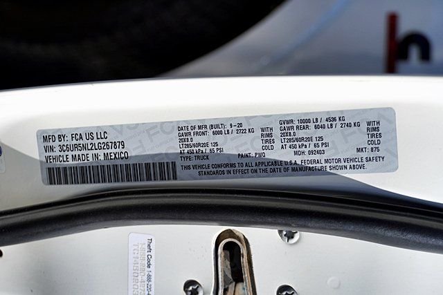 Used 2020 White Ram Laramie Night Edition image 39