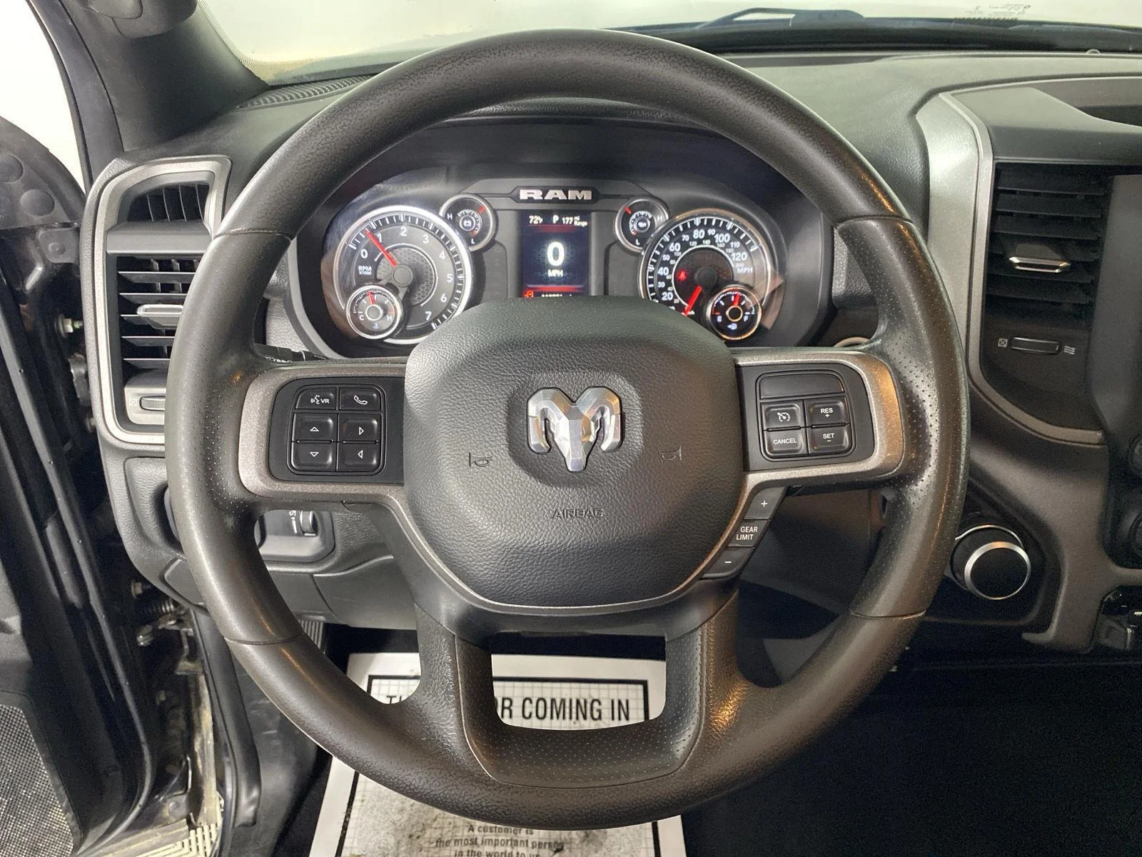 Used 2021 Diamond Black Crystal Pearlcoat Ram Tradesman image 14
