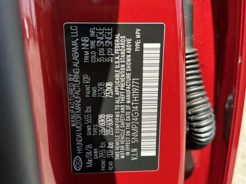 New 2026 Ultimate Red Hyundai SEL image 28