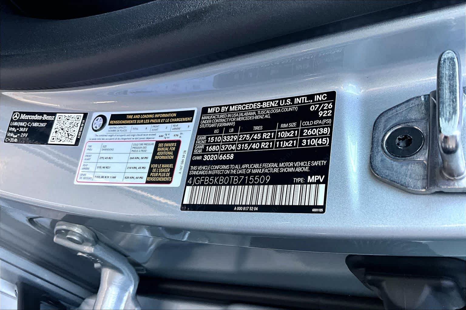 New 2026 Cirrus Silver Metallic Mercedes-Benz GLE 450 image 21