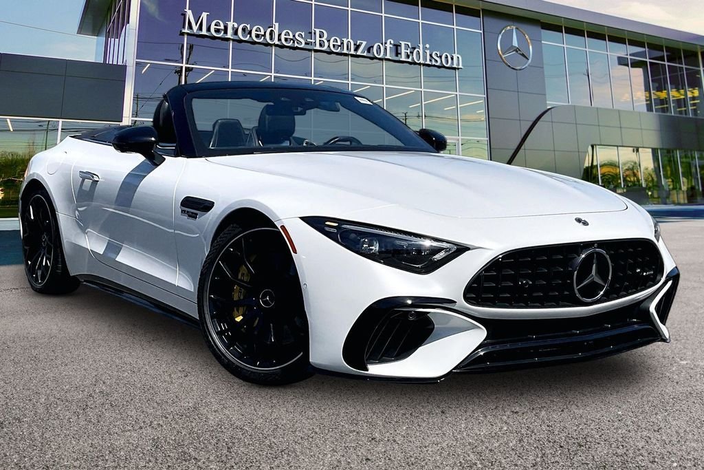 Certified Used 2022 White Mercedes-Benz SL 63 AMG® image 1
