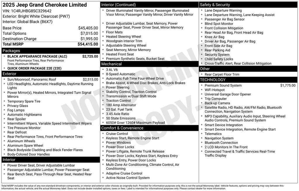 Used 2025 White Jeep Limited image 28