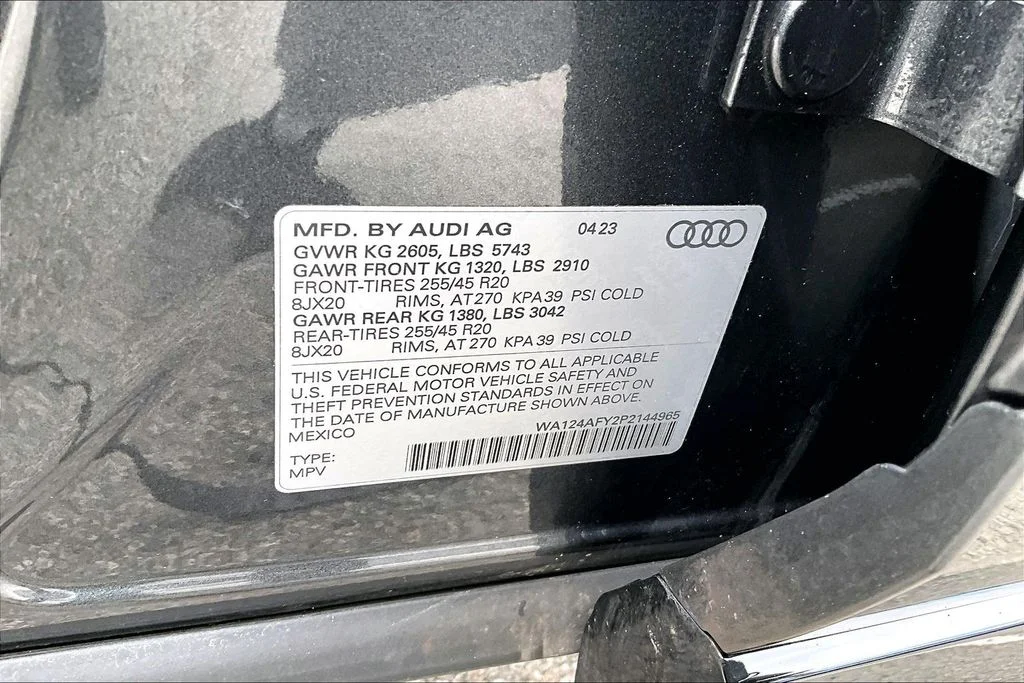 Used 2023 Gray Audi Premium Plus image 19