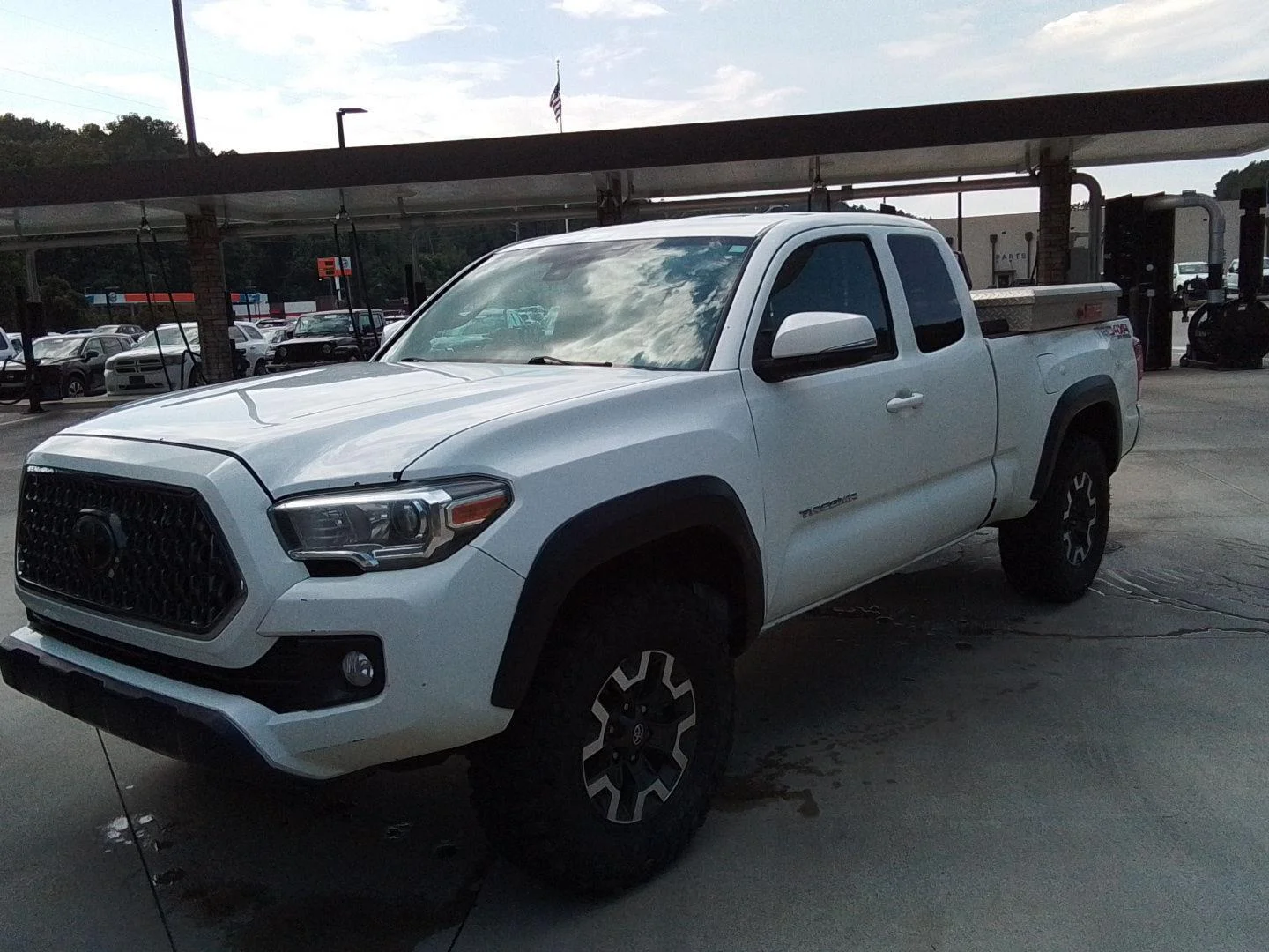 Used 2019 Super White Toyota TRD Off Road image 2