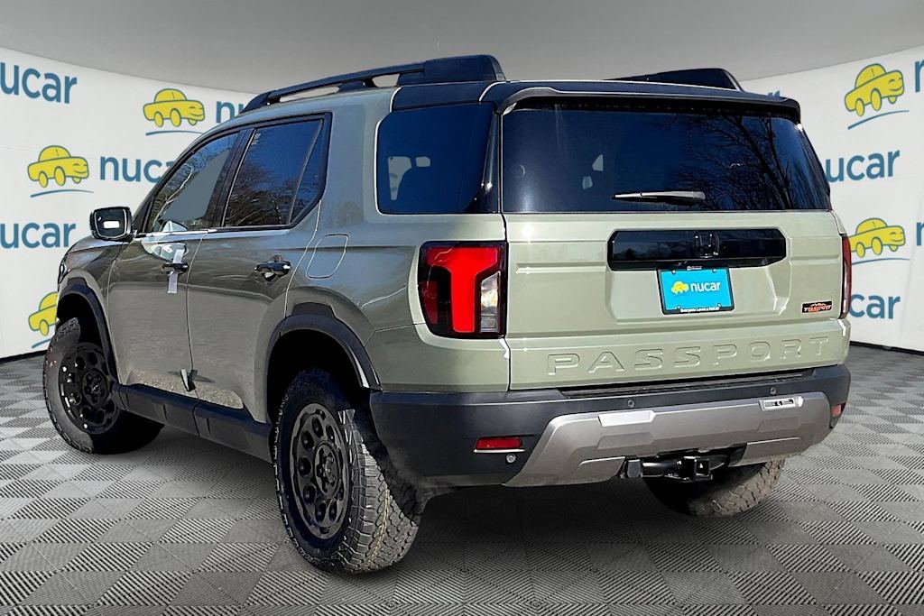 New 2027 Ash Green Metallic Honda TrailSport Elite Blackout image 5