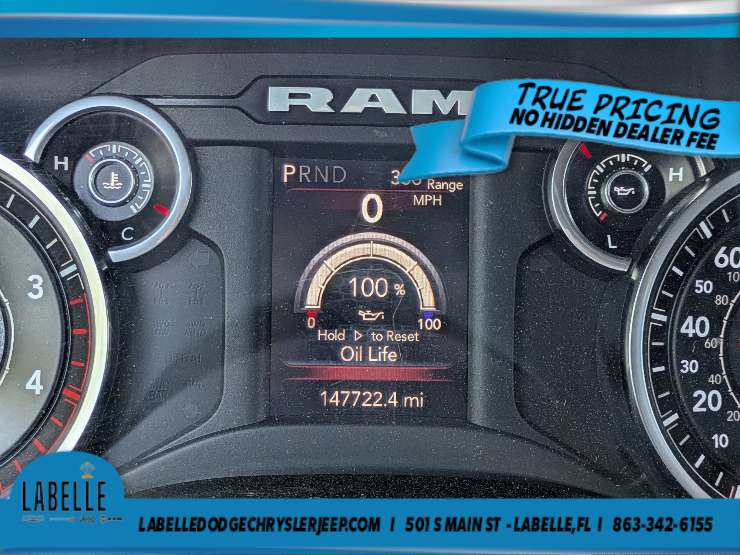 Used 2021 Diamond Black Crystal Pearlcoat Ram Big Horn image 24