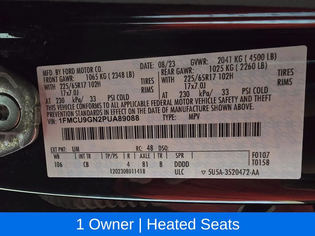 Certified Used 2023 Black Metallic Ford Active image 27