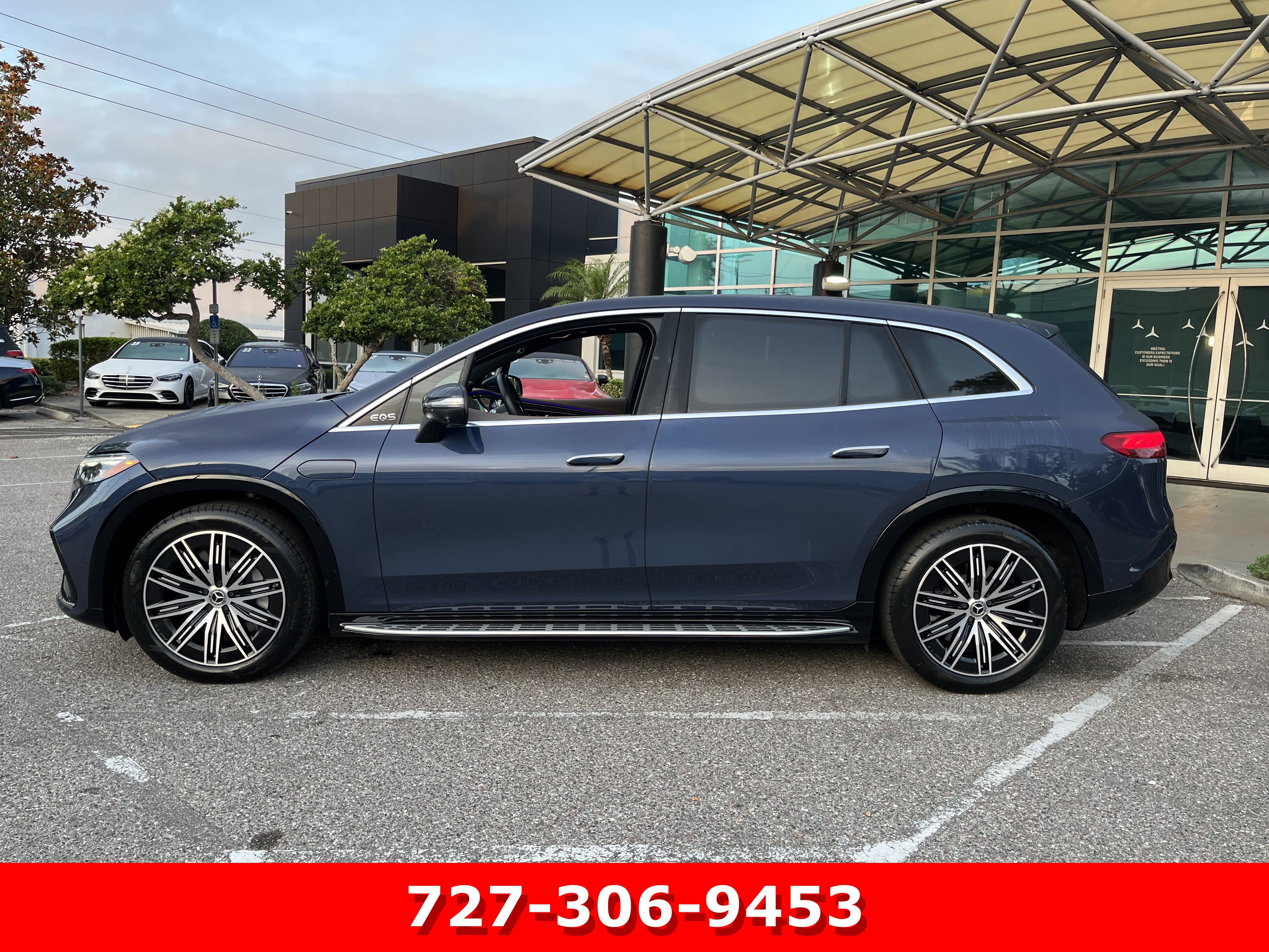 Certified Used 2023 Twilight Blue Metallic Mercedes-Benz EQS 580 image 6