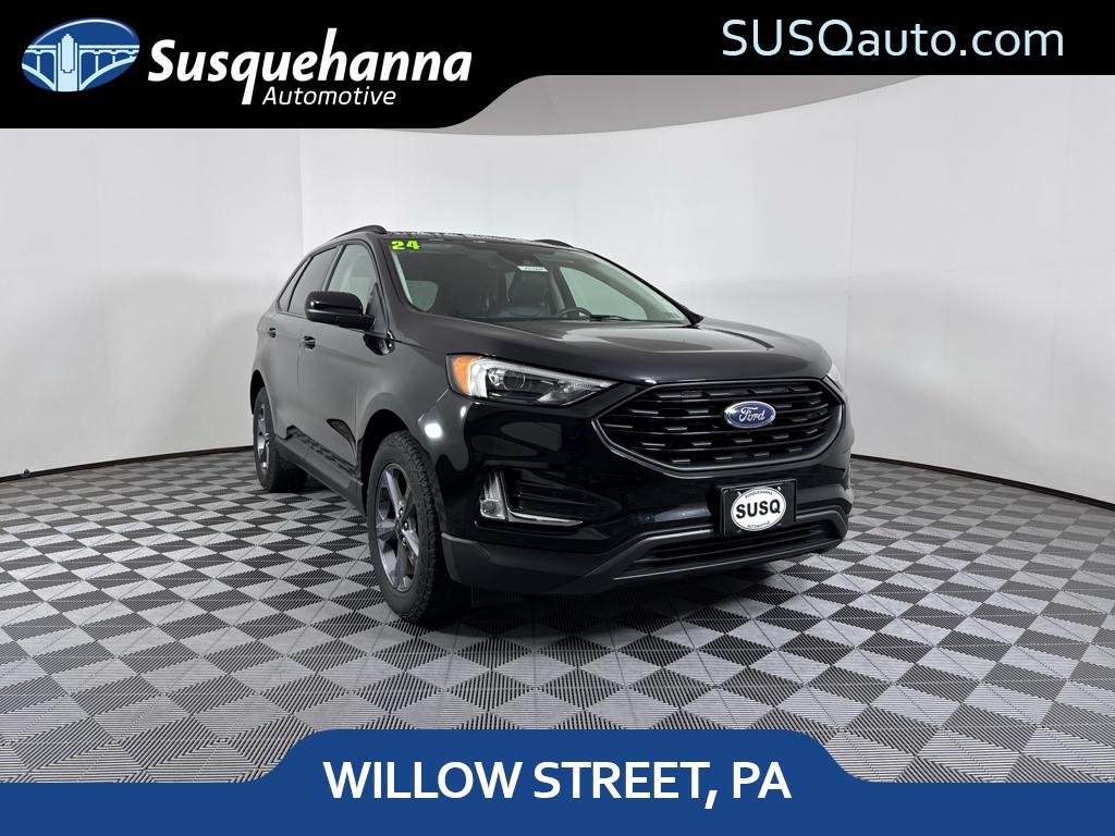 Agate Black Metallic 2024 Ford Edge SUV / Crossover All-Wheel Drive 8-Speed Automatic