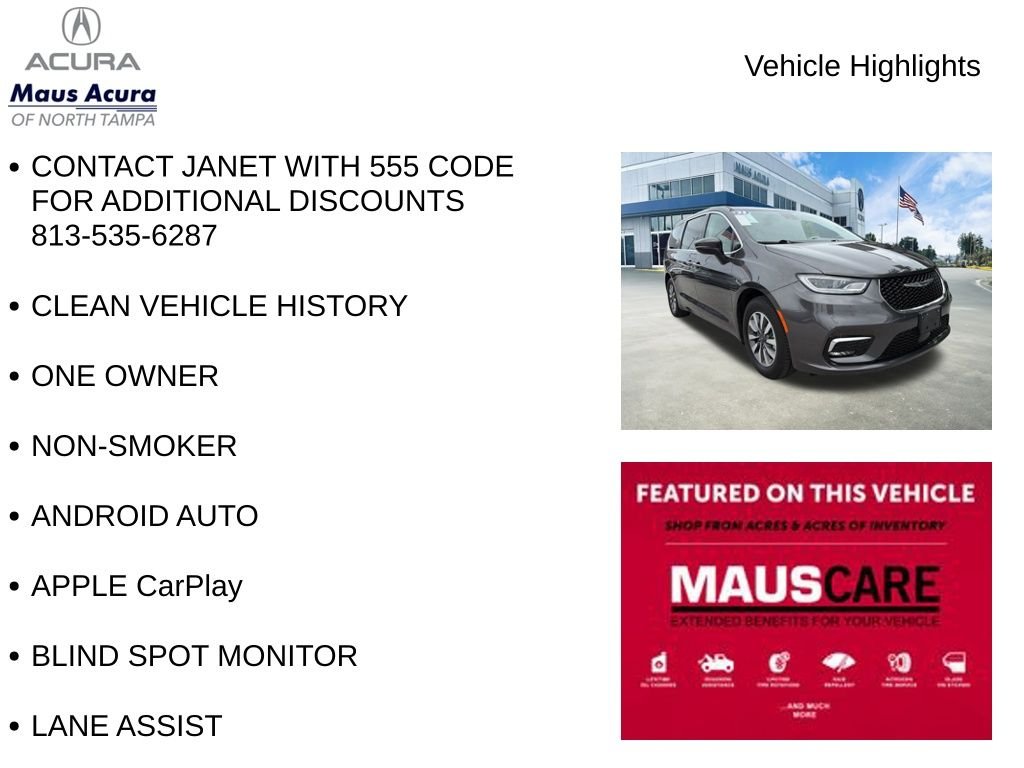 Used 2023 Crystal Metallic Chrysler Touring L image 8