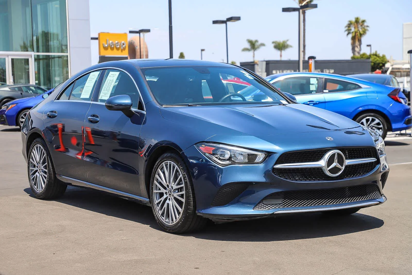 Used 2020 Denim Blue Metallic Mercedes-Benz CLA 250 image 3