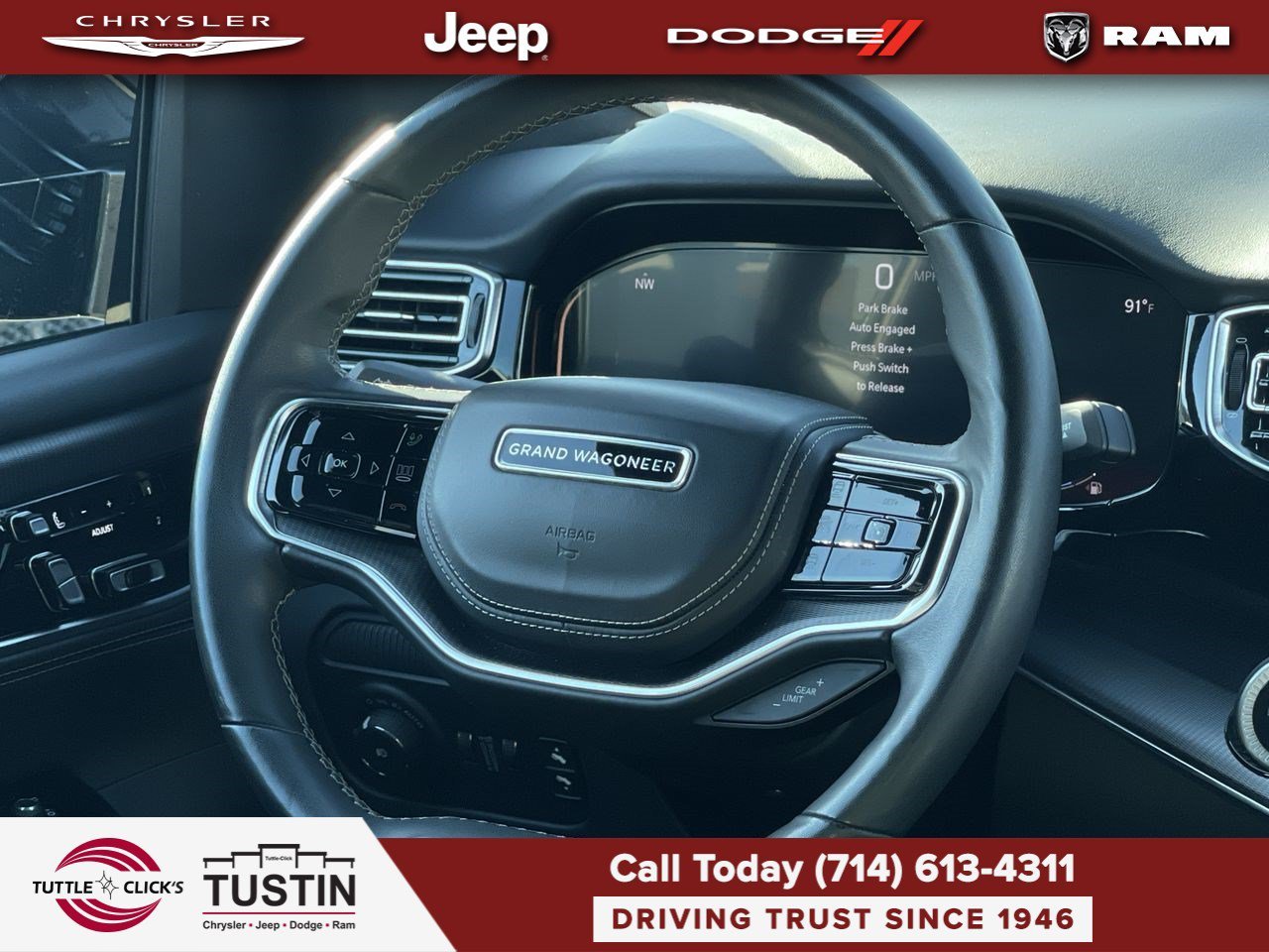 Used 2024 Diamond Black Crystal Pearlcoat Jeep Series II image 24