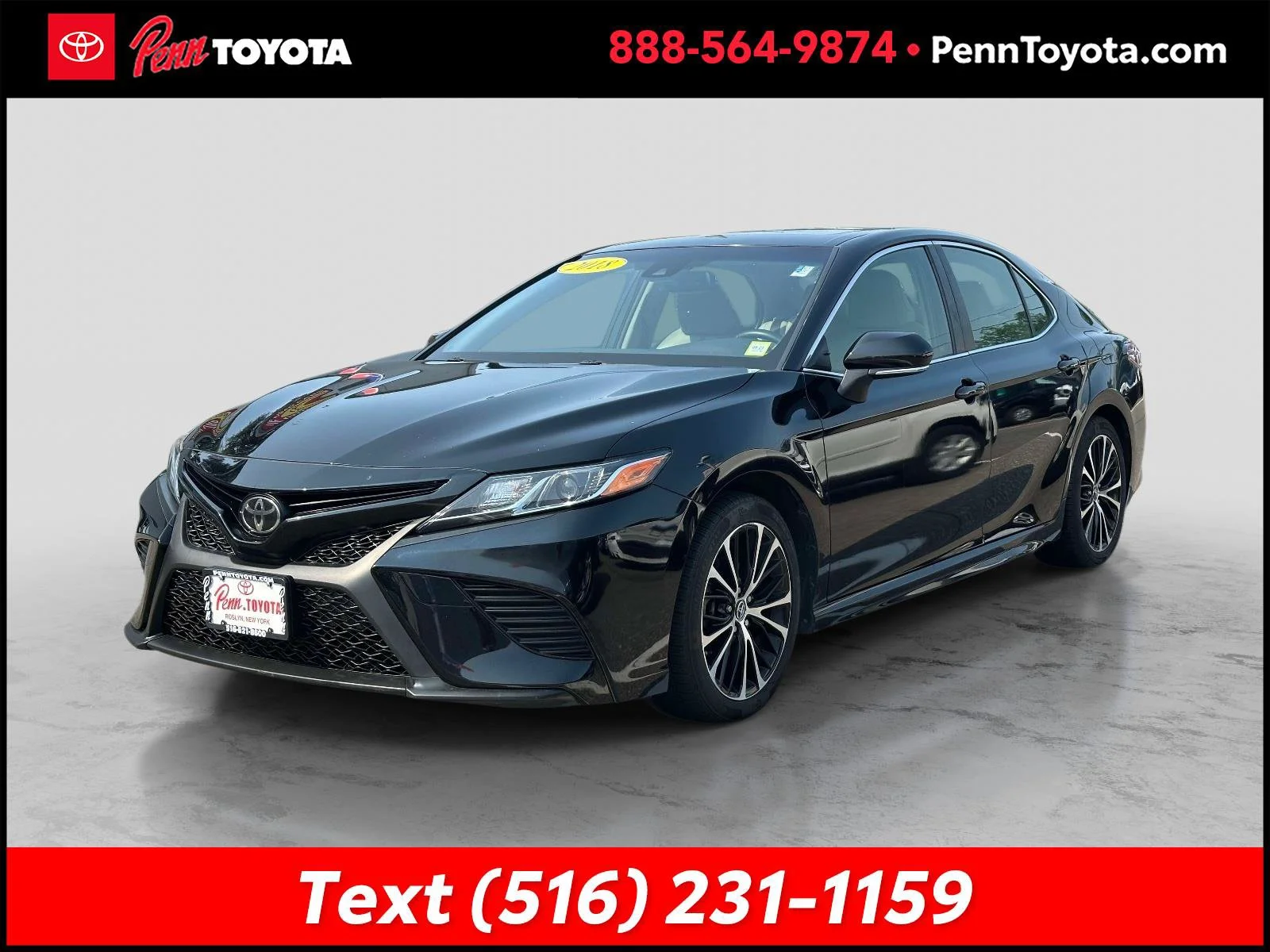 Used 2018 MIDNIGHT BLACK ME Toyota SE image 7