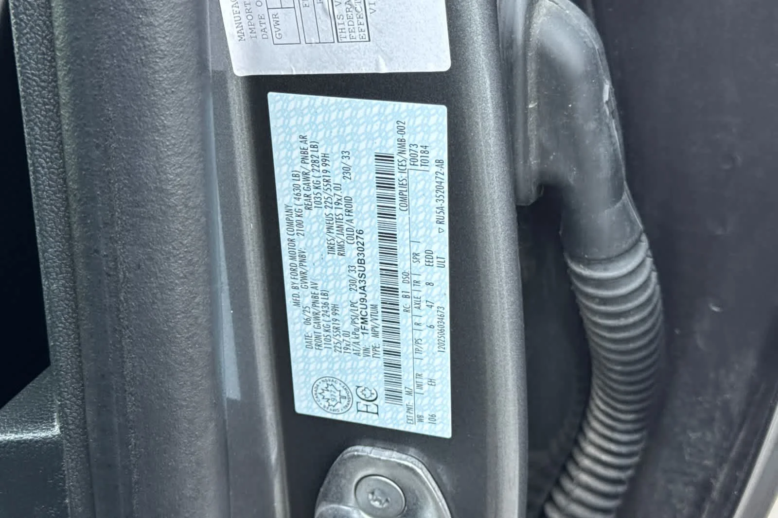 Certified Used 2025 Light Blue Clearcoat Metallic Ford Platinum image 29