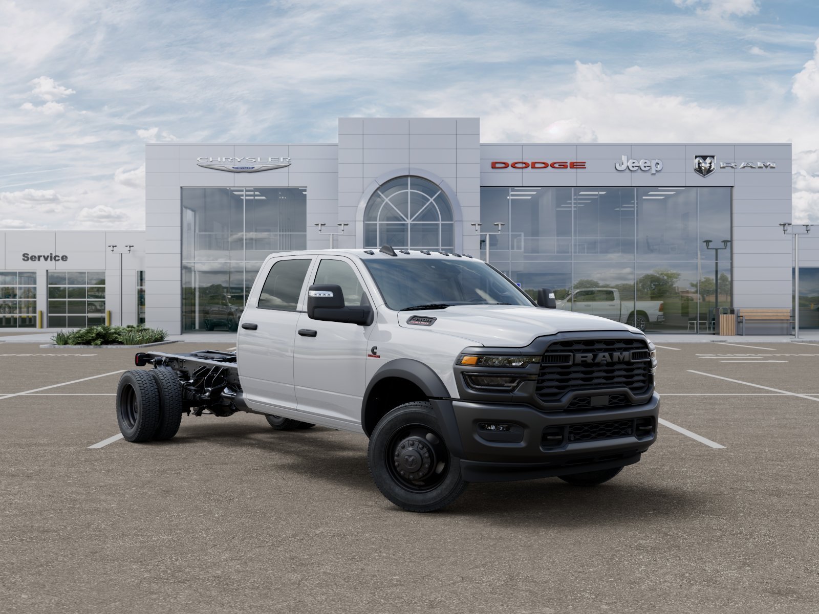 New 2025 Bright White Clearcoat RAM Tradesman image 31